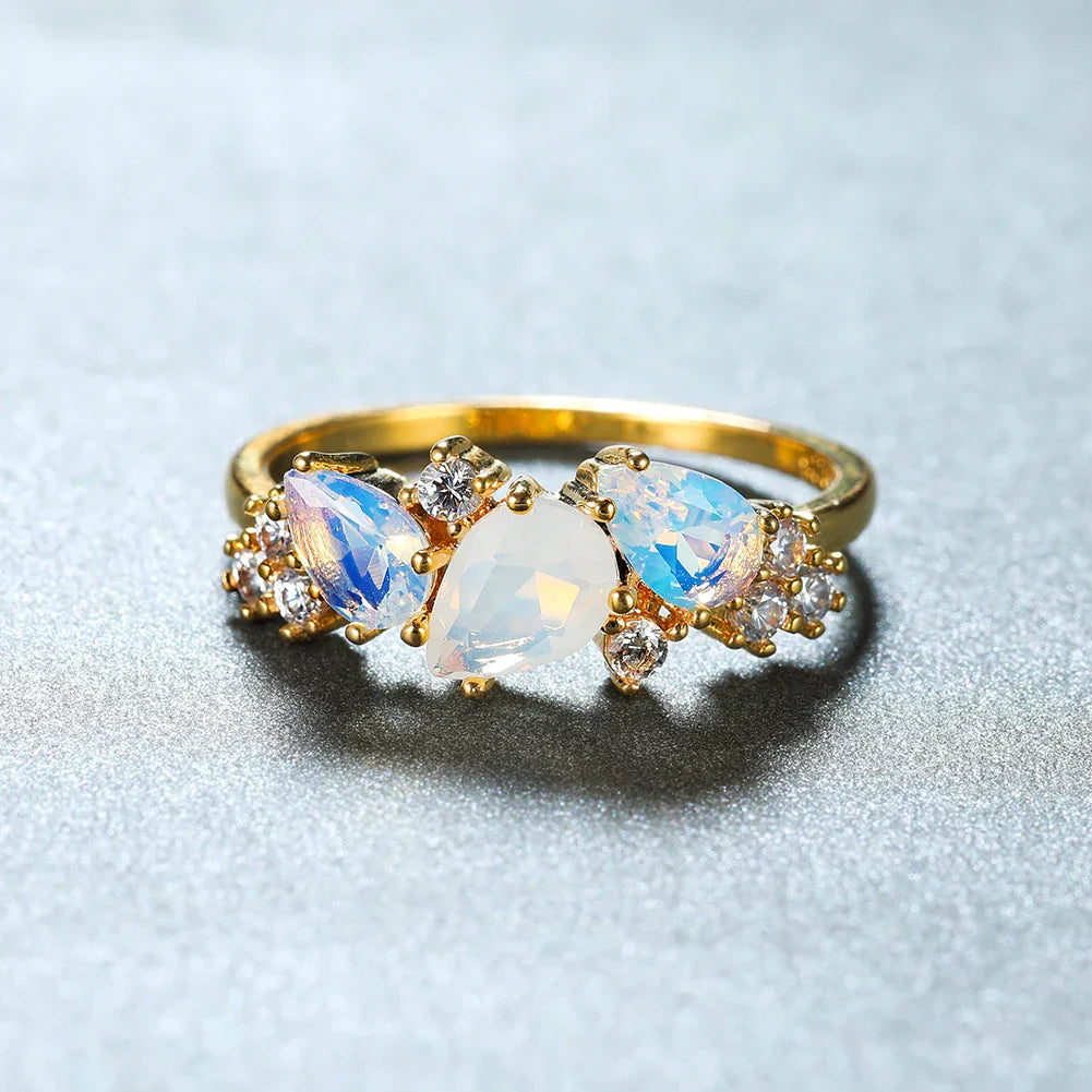 Radiant Moonstone Ring