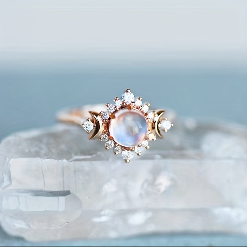 Lisbeth Moonstone Ring