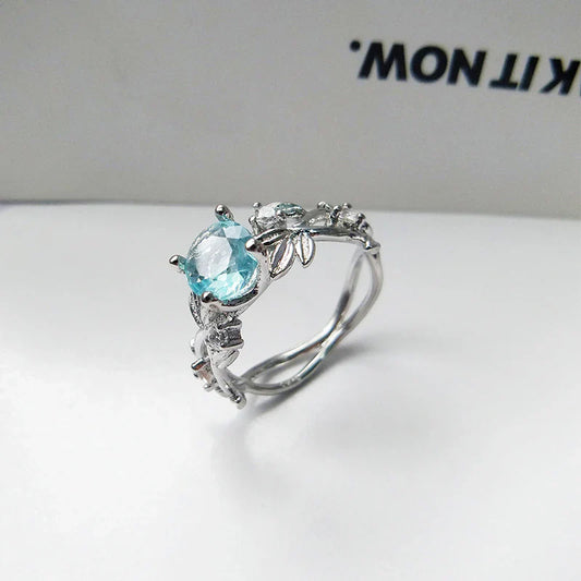 Moonstone Ring in Sterling Silver