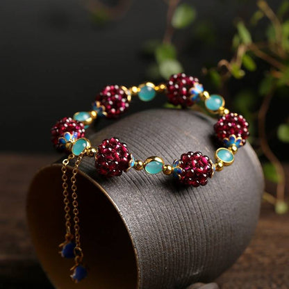 BerryStone™ | Armband aus Natürlichem Stein mit Beeren