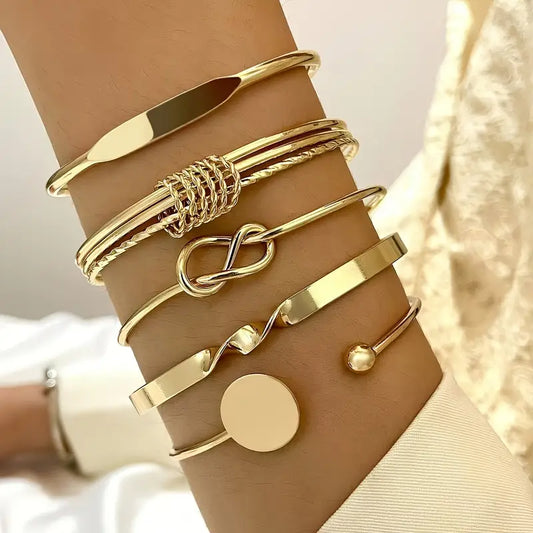 Knotted™ | Gold Elegance Armband-Set