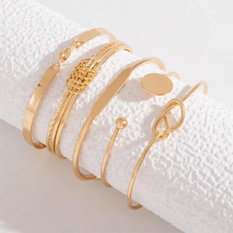 Knotted™ | Gold Elegance Armband-Set
