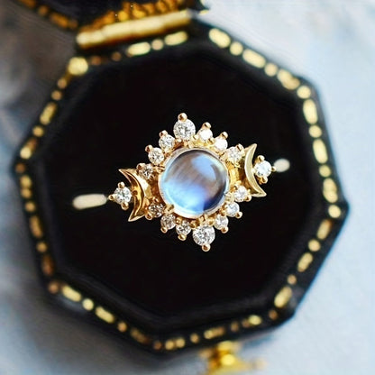 Lisbeth Moonstone Ring