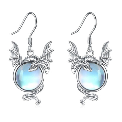 Brunhilde Moonstone Earrings
