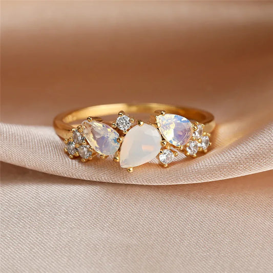 Radiant Moonstone Ring
