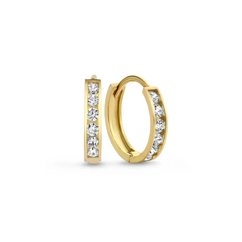 Brillane™ | Gold-Ohrring-Set
