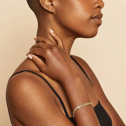 Estate™ | Goldfarbenes Kubanisches Armband