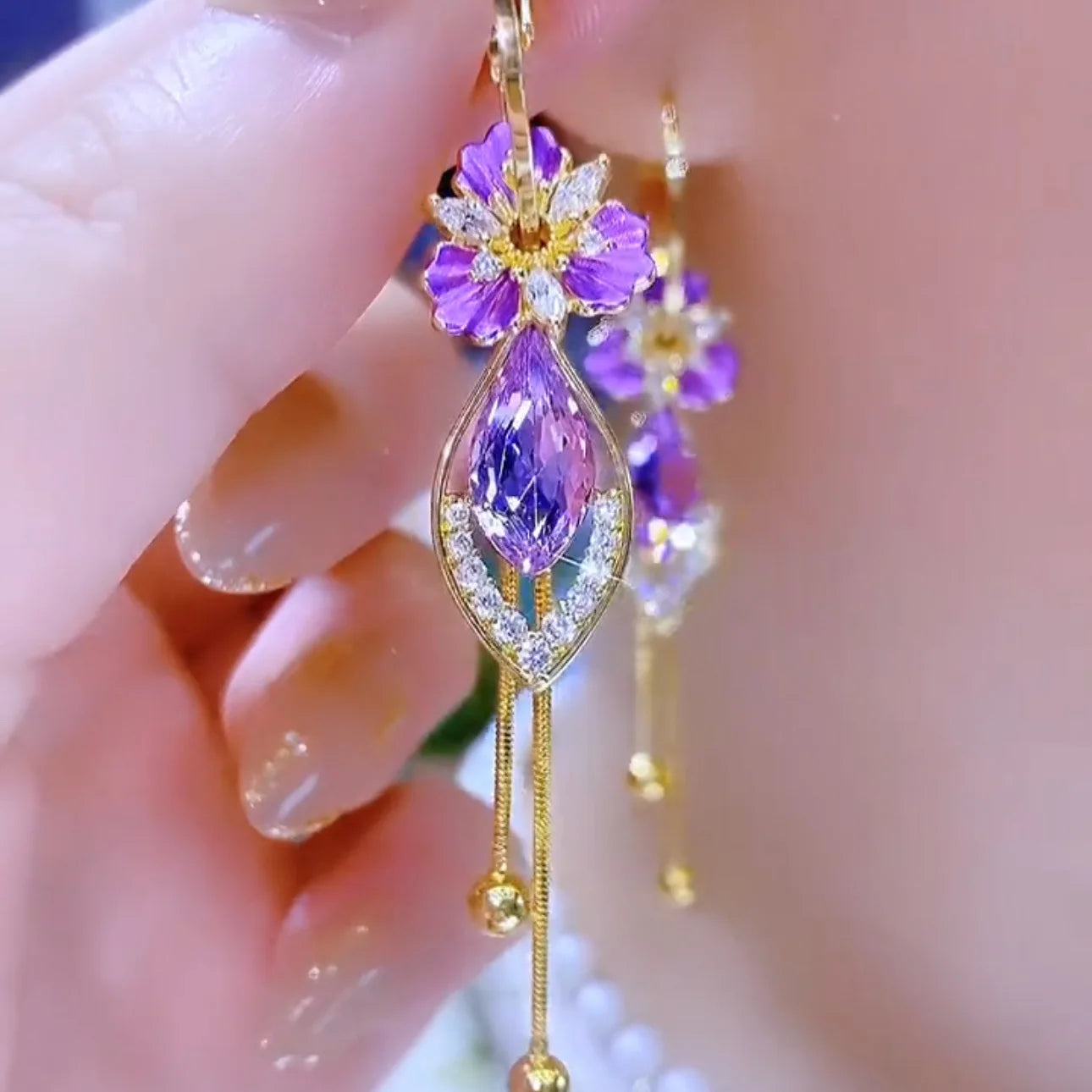 Elegant Flower Earrings