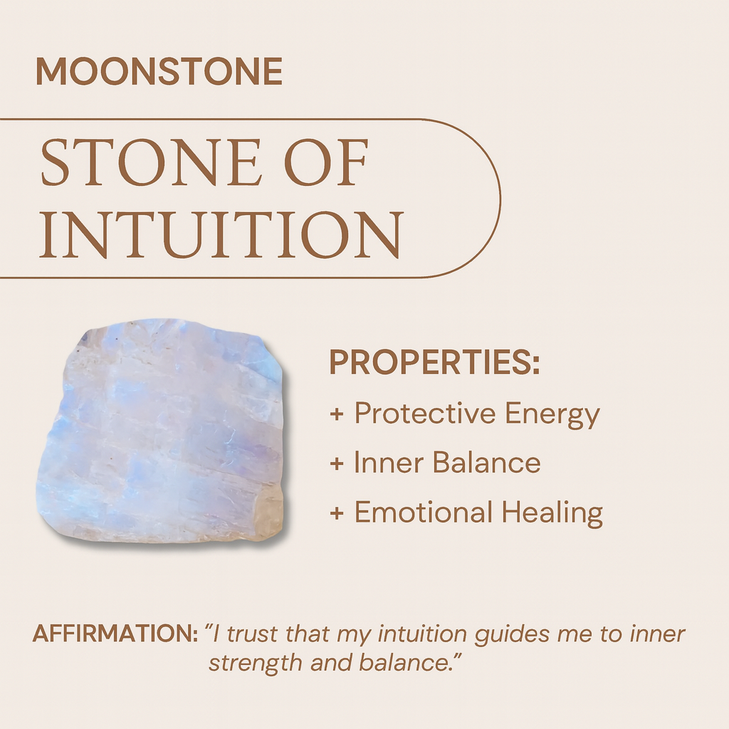 Moonstone Necklace – Wire Pendant