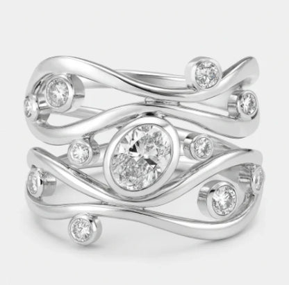 Hertha Moonstone Ring