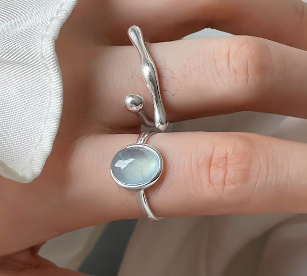 Helmine Moonstone Ring